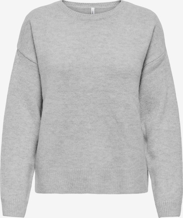 Pull-over 'ONLOLIVIA' ONLY en gris : devant