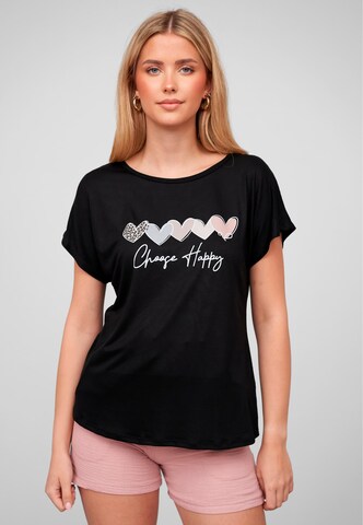 Cloud5ive - Camiseta en negro: frente