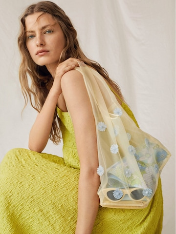 MANGO Shoulder Bag 'prunus' in Yellow