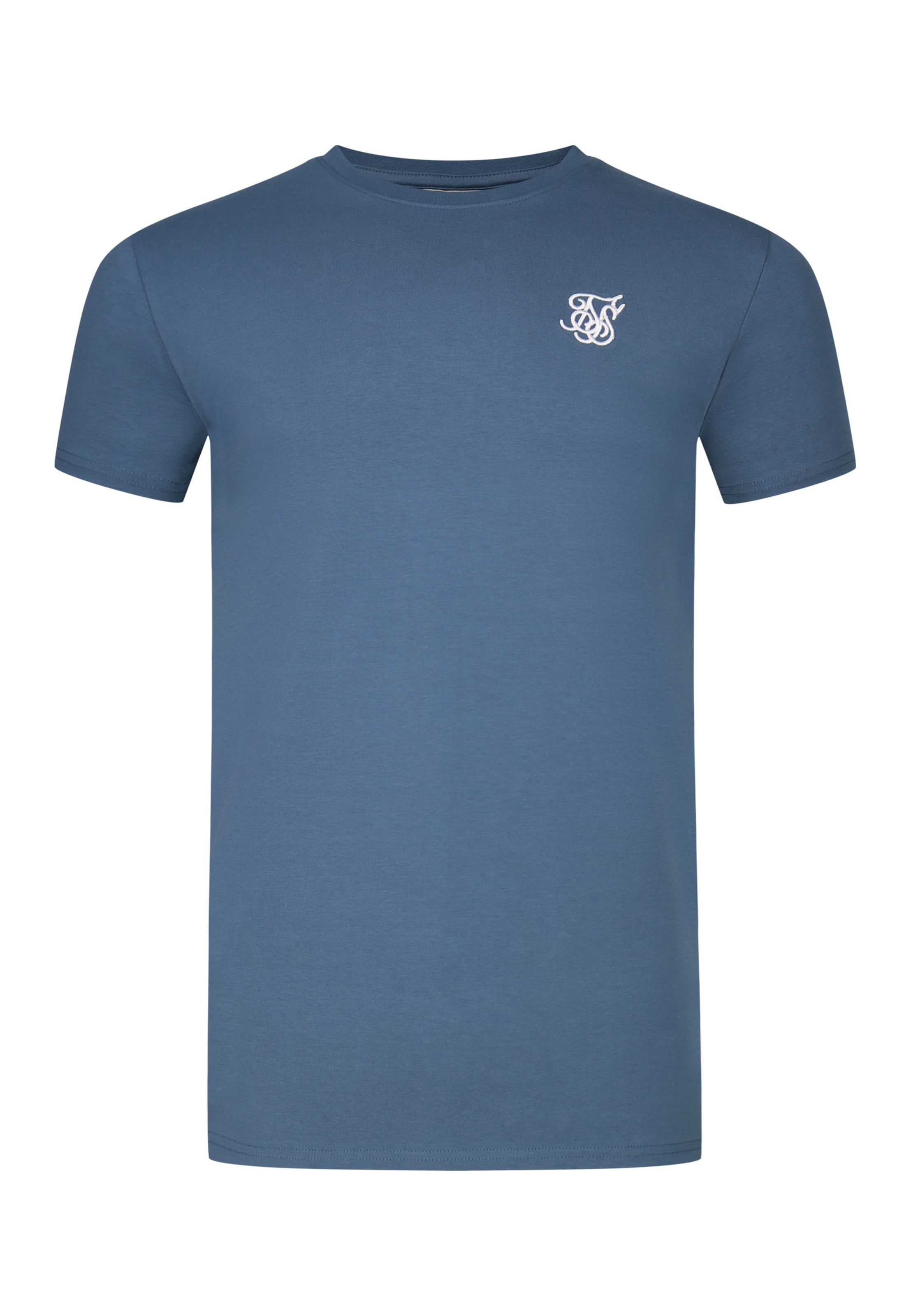 SikSilk - Camiseta 'Essentials' en azul: frente