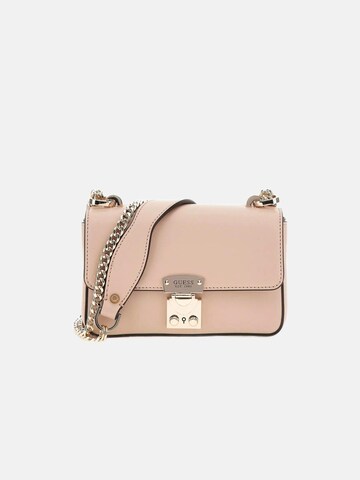 GUESS Taška cez rameno 'Guess Bandoulière Eliette S Light Beige' - Béžová: predná strana