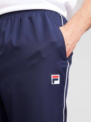 Regular Pantalon de sport 'Peter' FILA en bleu