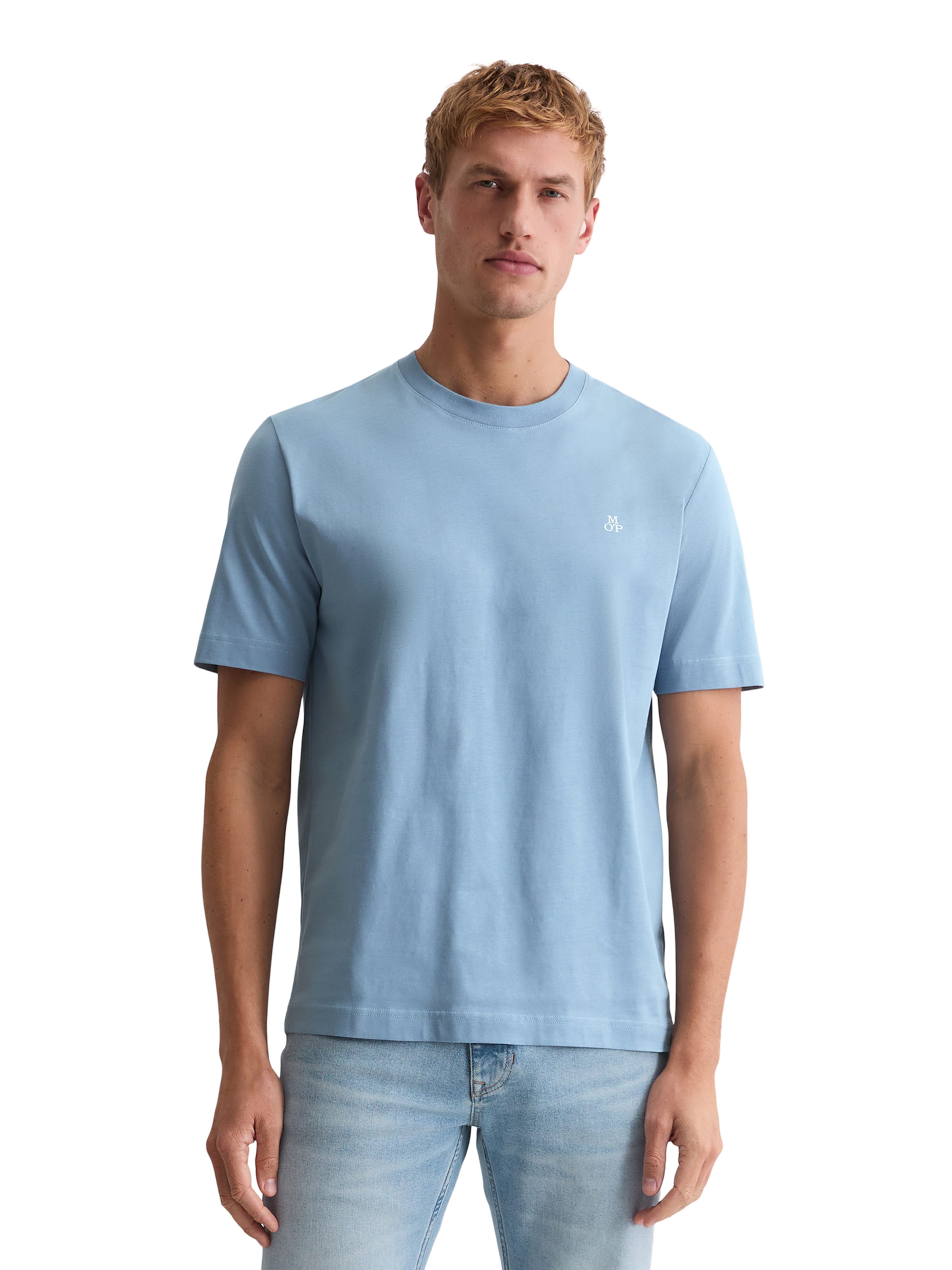 Marc O'Polo Shirt in Blauw: voorkant