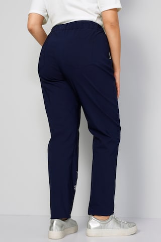 Regular Pantalon MIAMODA en bleu