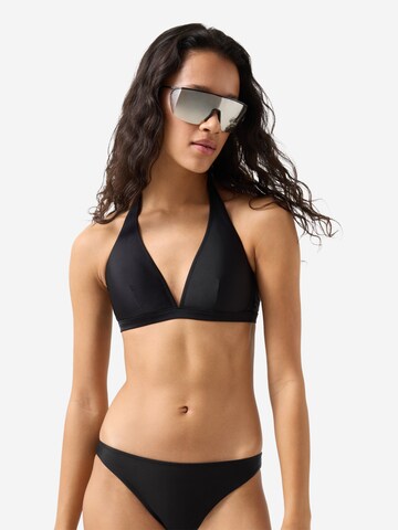 Bogner Fire + Ice Triangel Bikinitop 'Jasmin' in Schwarz: Vorderseite
