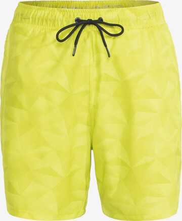 Spyder Swimming Trunks in Yellow: front