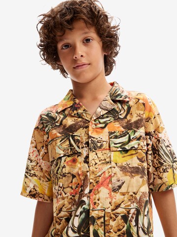 Desigual - Regular Fit Camisa em mistura de cores