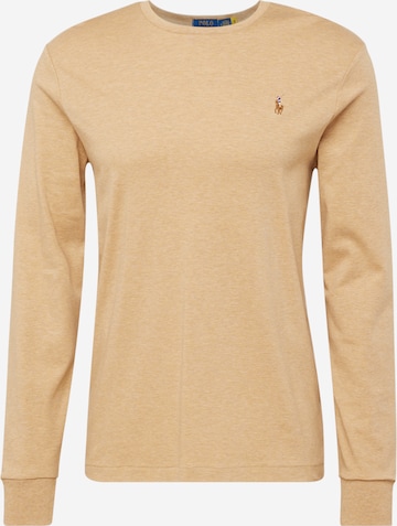 Coupe regular T-Shirt Polo Ralph Lauren en beige : devant