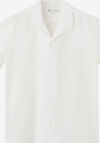 MANGO MAN Regular Fit Hemd 'Muzza' in Weiß: Vorderseite