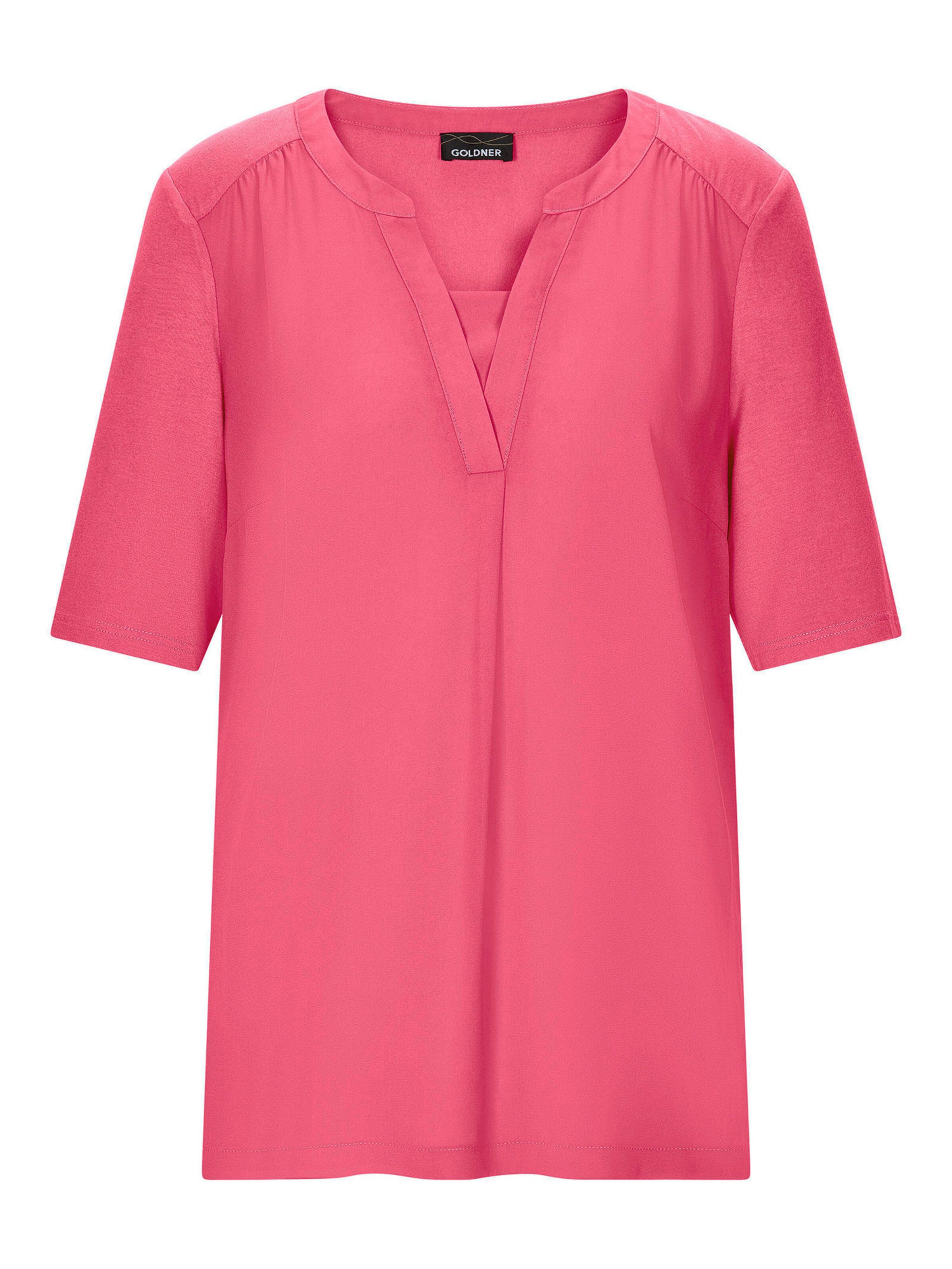 Goldner Blouse in Roze: voorkant