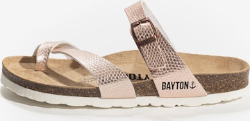 Bayton Pantolette 'Triade' i rosa: framsida