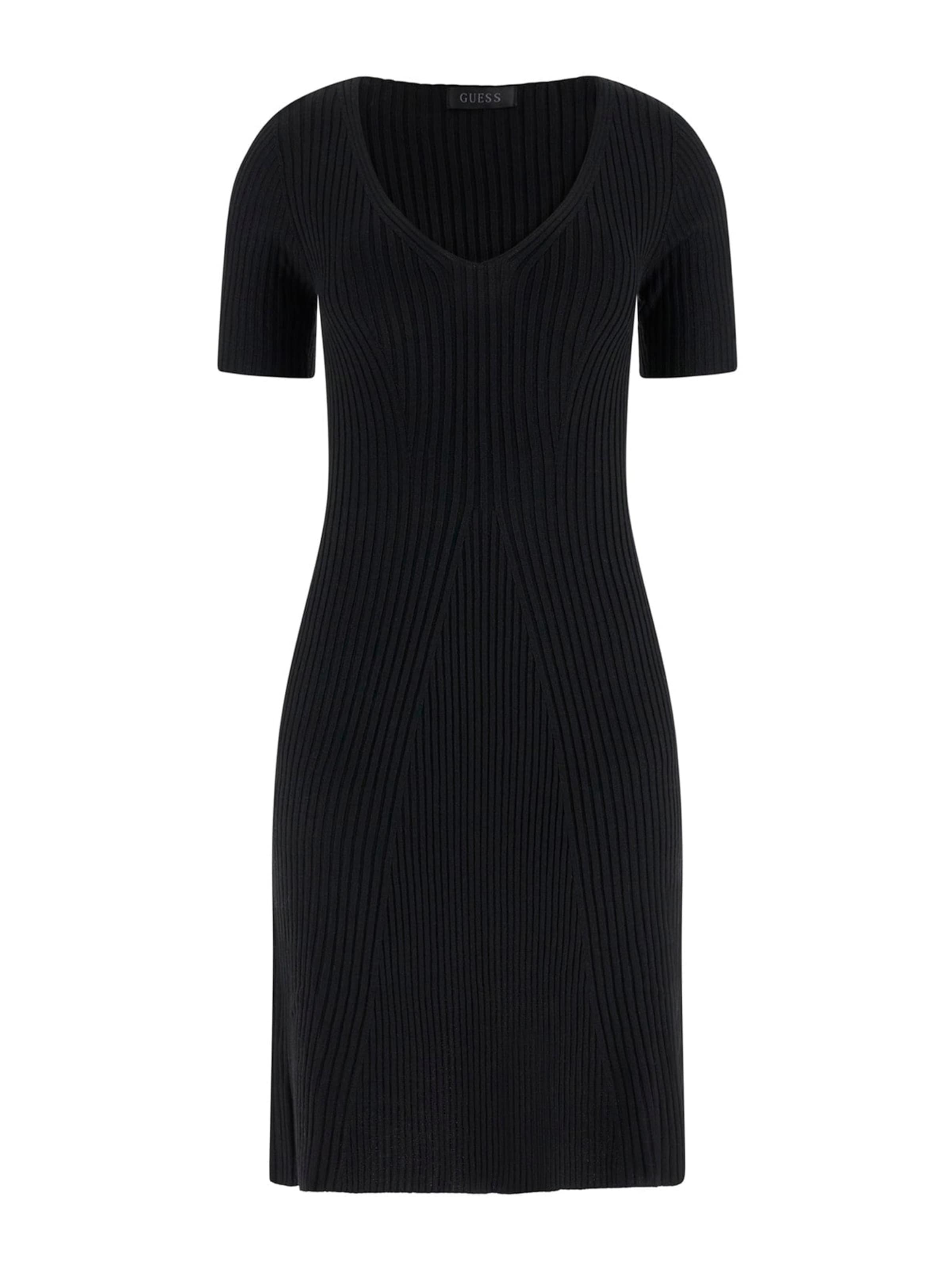 GUESS Vestido de punto en negro, Vista del producto