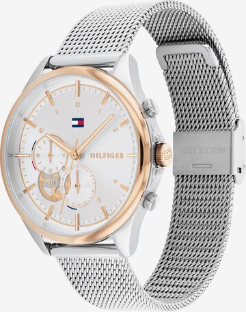 TOMMY HILFIGER Analogna ura | srebrna barva