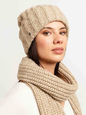 LOEVENICH Mütze in Beige: Vorderseite