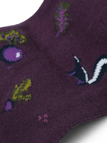 Von Jungfeld Socks 'Herbst ICONS' in Purple