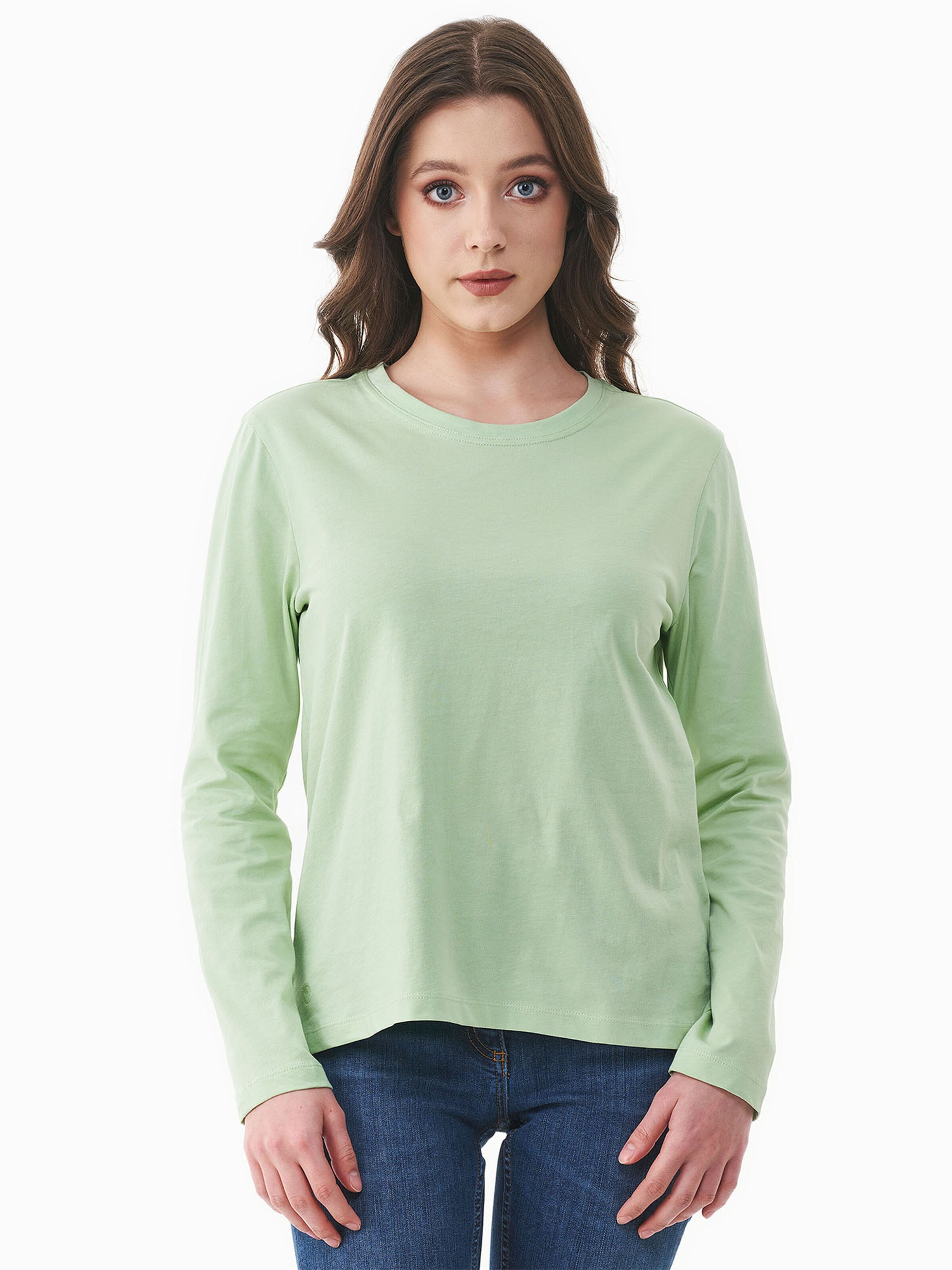 Organication Shirt in Grün: Vorderseite