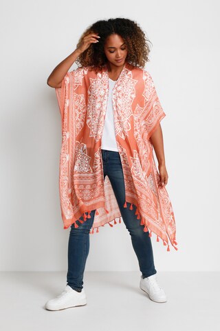 Cream Kimono 'Kanah' - Červená