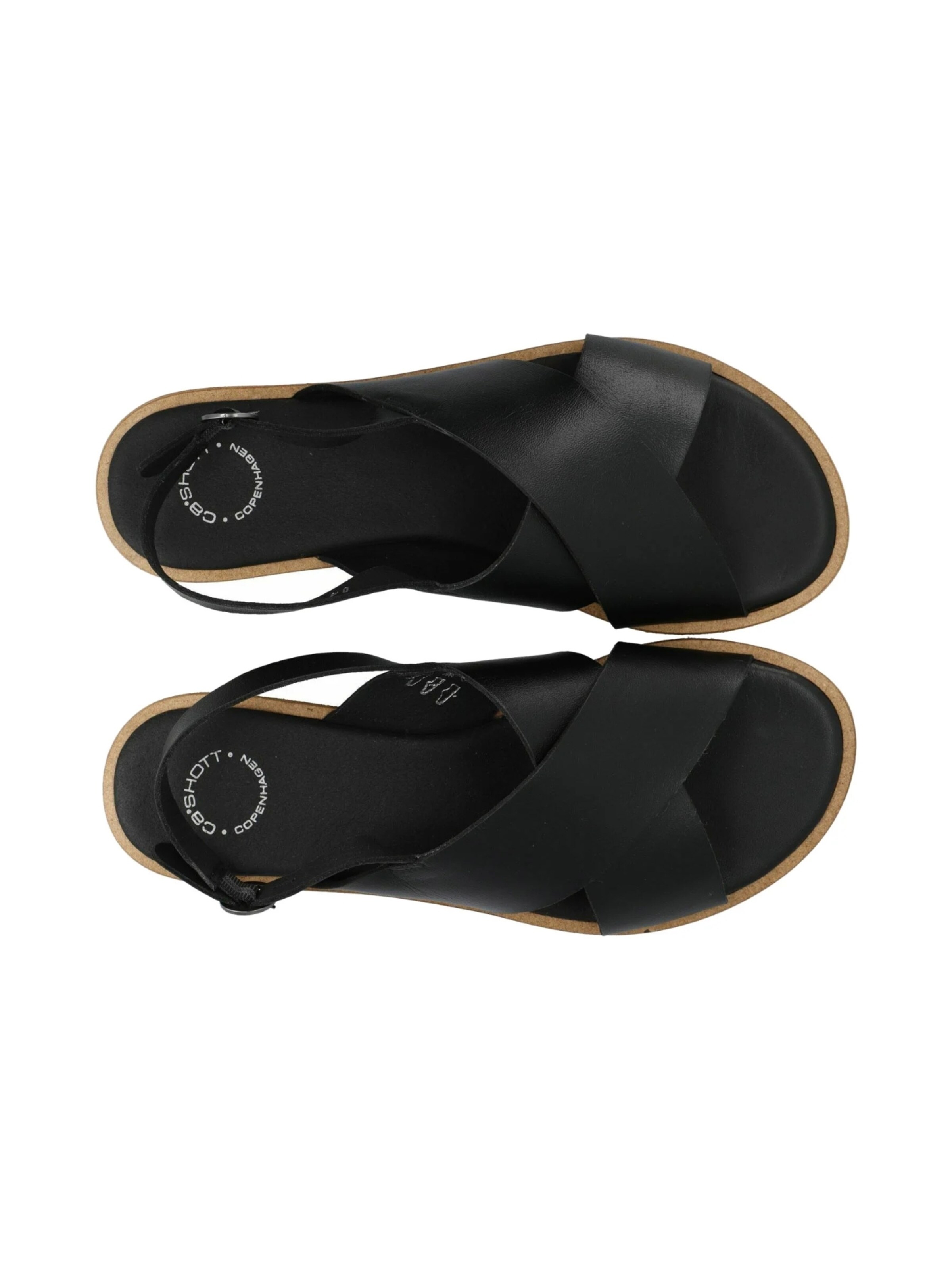 Ca'Shott Sandale 'Gitta' in Schwarz