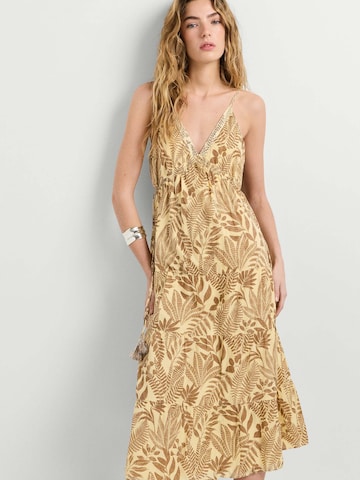 Pepe Jeans Zomerjurk 'Flora' in Bruin