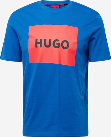 HUGO - Camisa 'Dulive222' em azul: frente