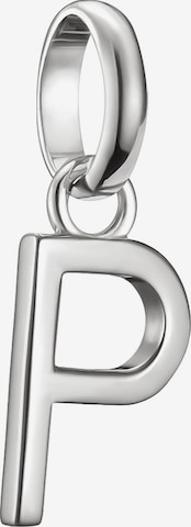 Thomas Sabo Pendant 'Buchstabe P Connect' in Silver: front