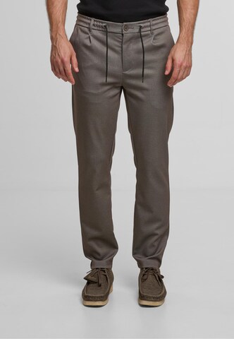 Coupe slim Pantalon à pince 'Zeddi' INDICODE JEANS en marron