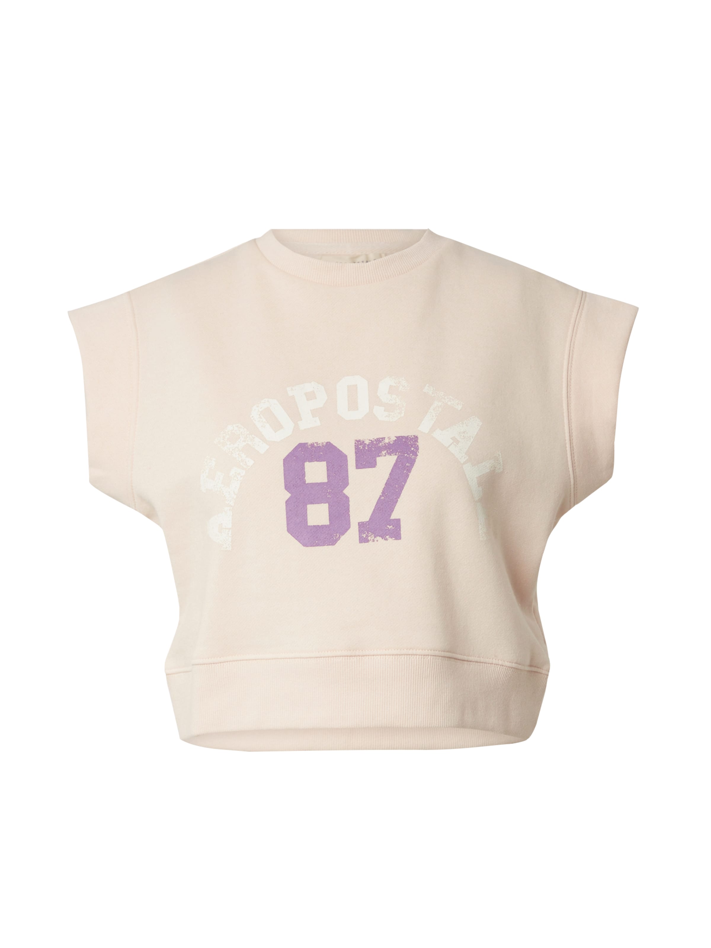 AÉROPOSTALE Sweatshirt i beige: framsida