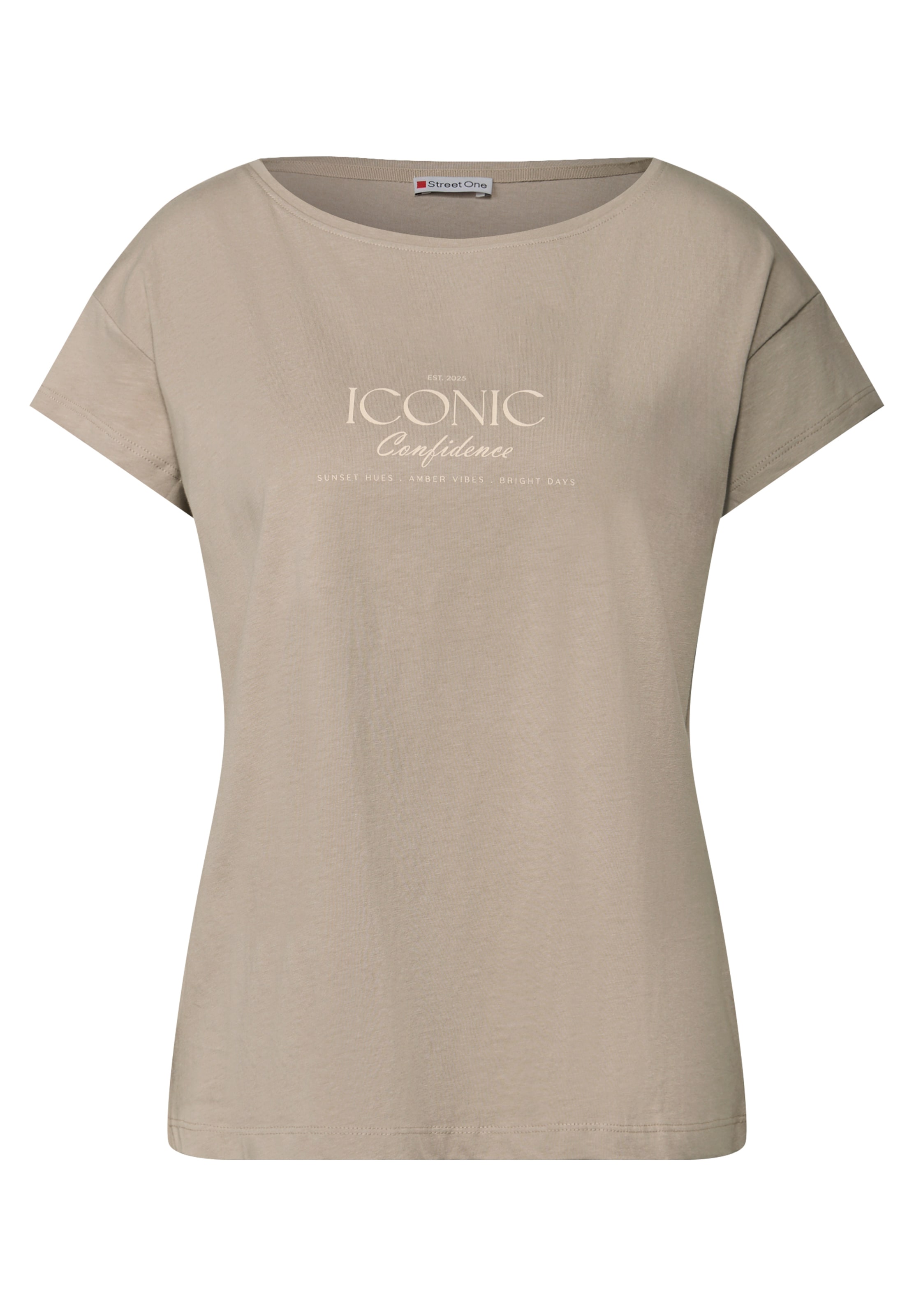 STREET ONE Shirt in Beige: front