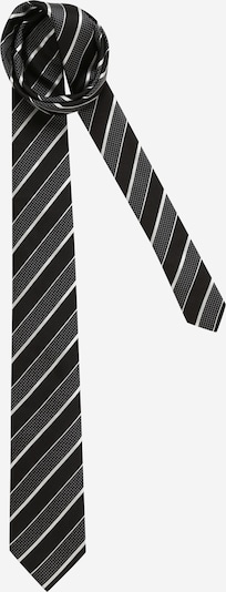 BOSS Stropdas in de kleur Donkergrijs / Zwart / Offwhite, Productweergave