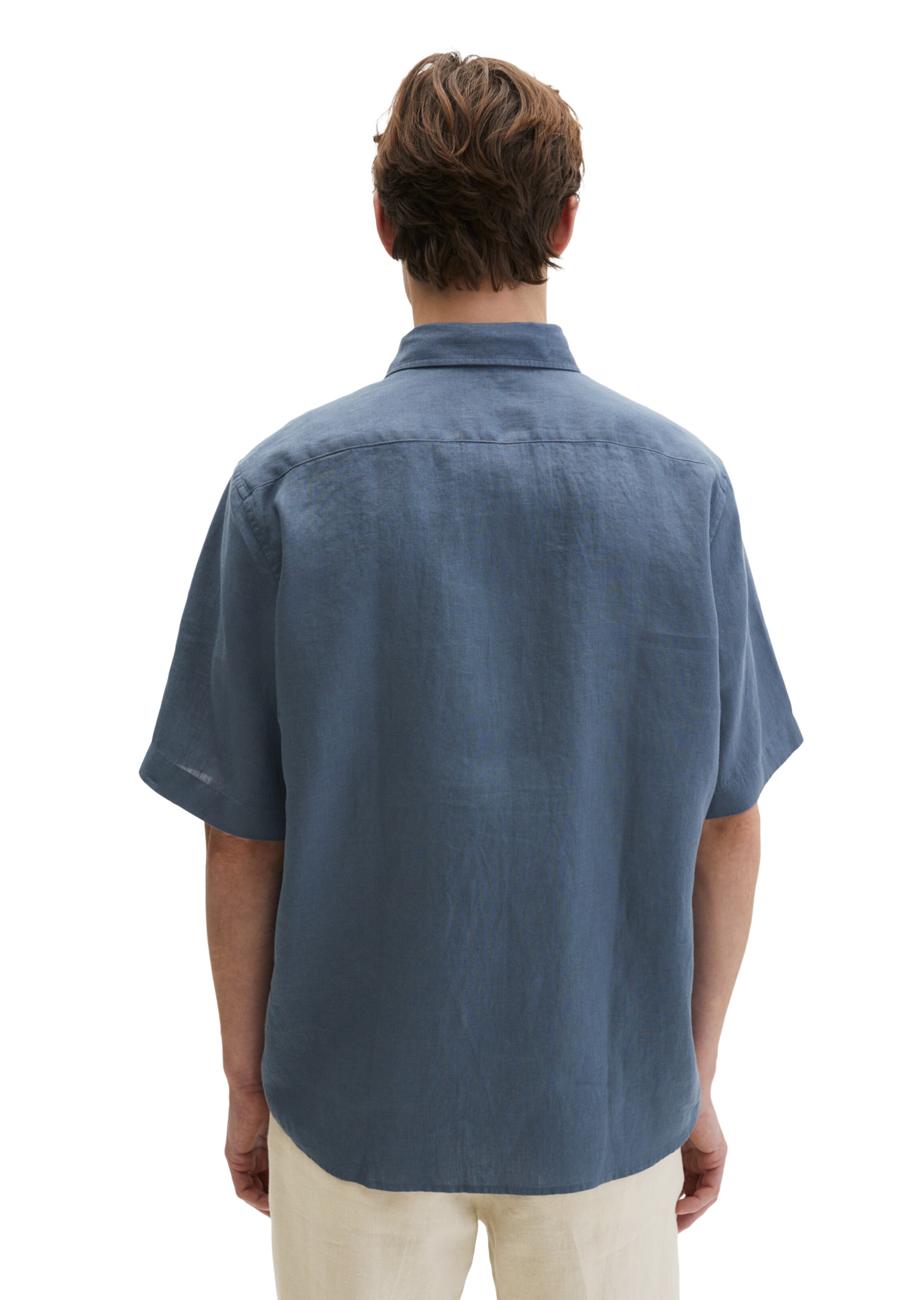 Marc O'Polo Comfort fit Button Up Shirt in Blue