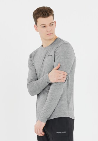 ENDURANCE Functioneel shirt 'Abdon' in Grijs: voorkant