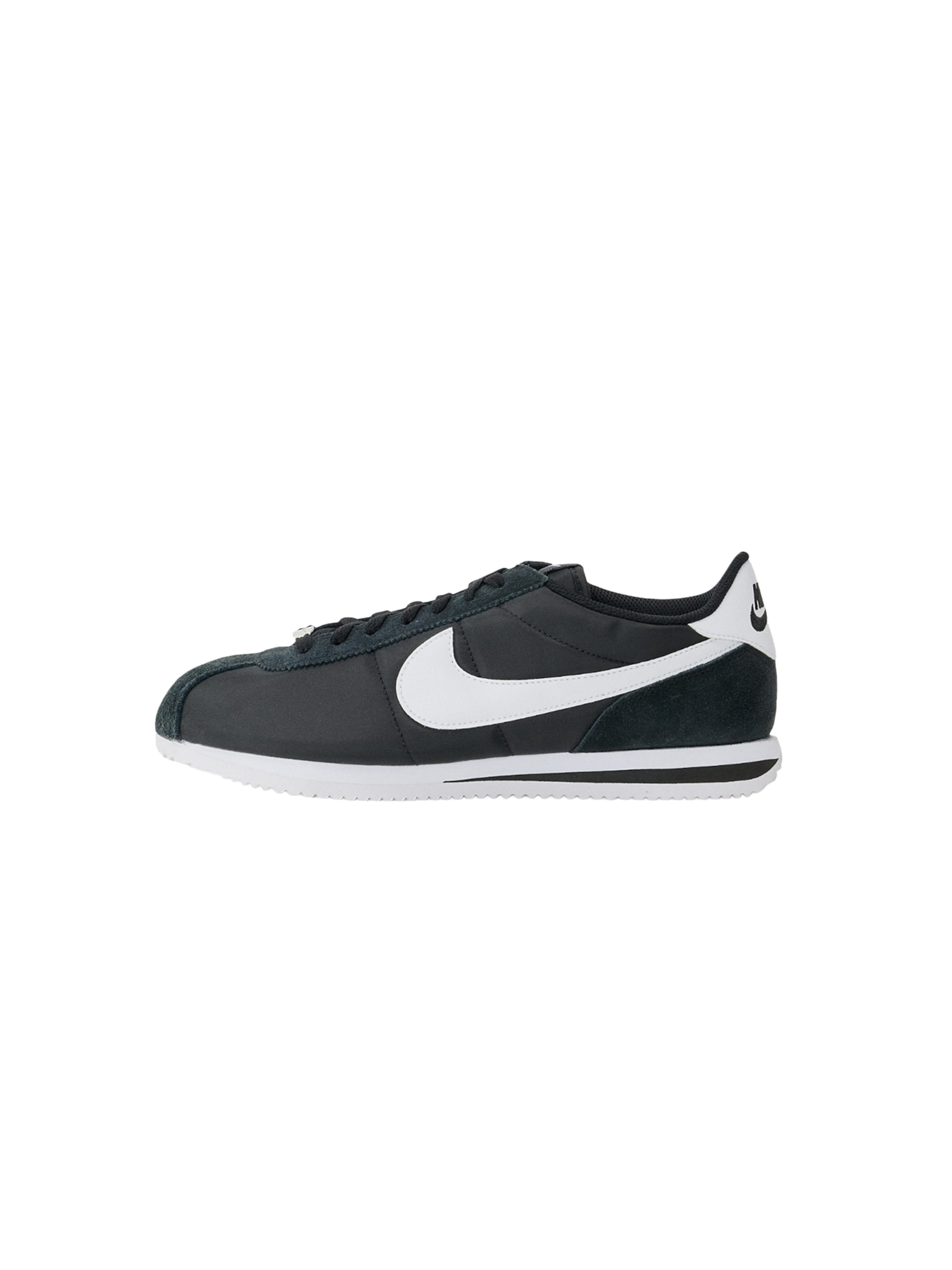 Nike Sportswear Trampki niskie 'Cortez' w kolorze czarny: przód