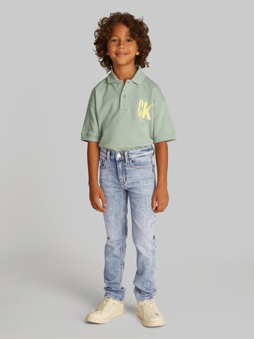 Calvin Klein Jeans Slimfit Kavbojke | modra barva: sprednja stran