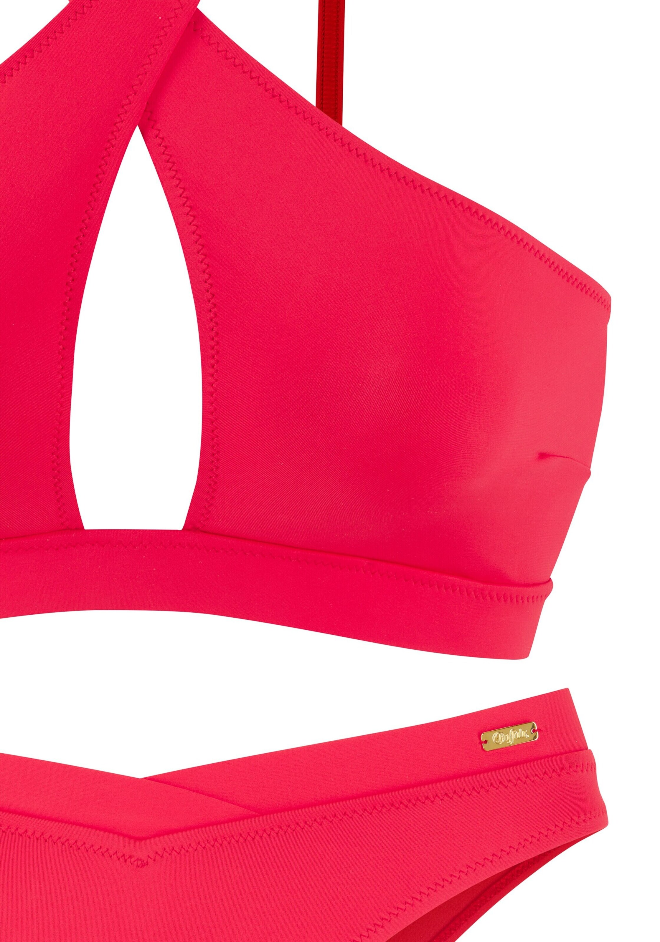 BUFFALO High neck Bikini | rdeča barva