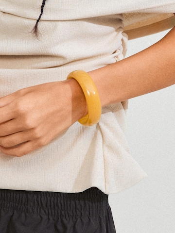 Pilgrim Bracelet 'Aase' in Yellow: front