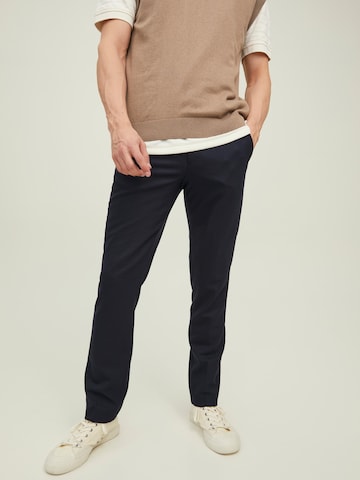 JACK & JONES Regular Pants 'MILANO' in Blue: front