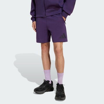 ADIDAS SPORTSWEAR Regular Sportshorts 'Z.N.E.' in Lila: Vorderseite