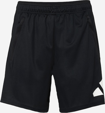 ADIDAS PERFORMANCE Regular Workout Pants 'Essentials' in Black: front