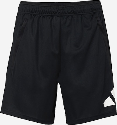 ADIDAS PERFORMANCE Pantalon de sport 'Essentials' en noir / blanc, Vue avec produit
