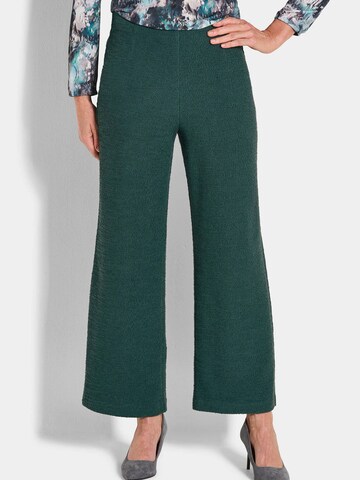 Goldner Loosefit Broek 'VERA' in Groen: voorkant