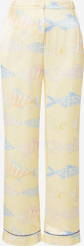 Loosefit Pantalon 'Mizu' Helmstedt en jaune : devant