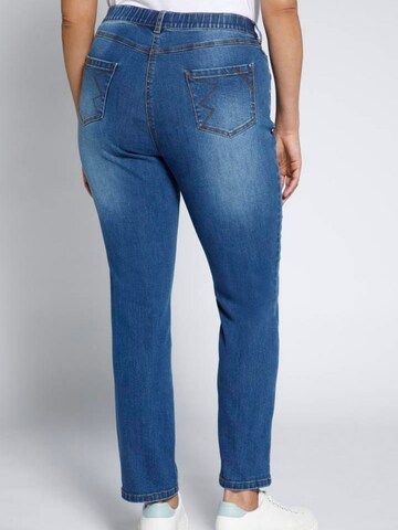 Ulla Popken Slimfit Jeans 'Mia' in Blau