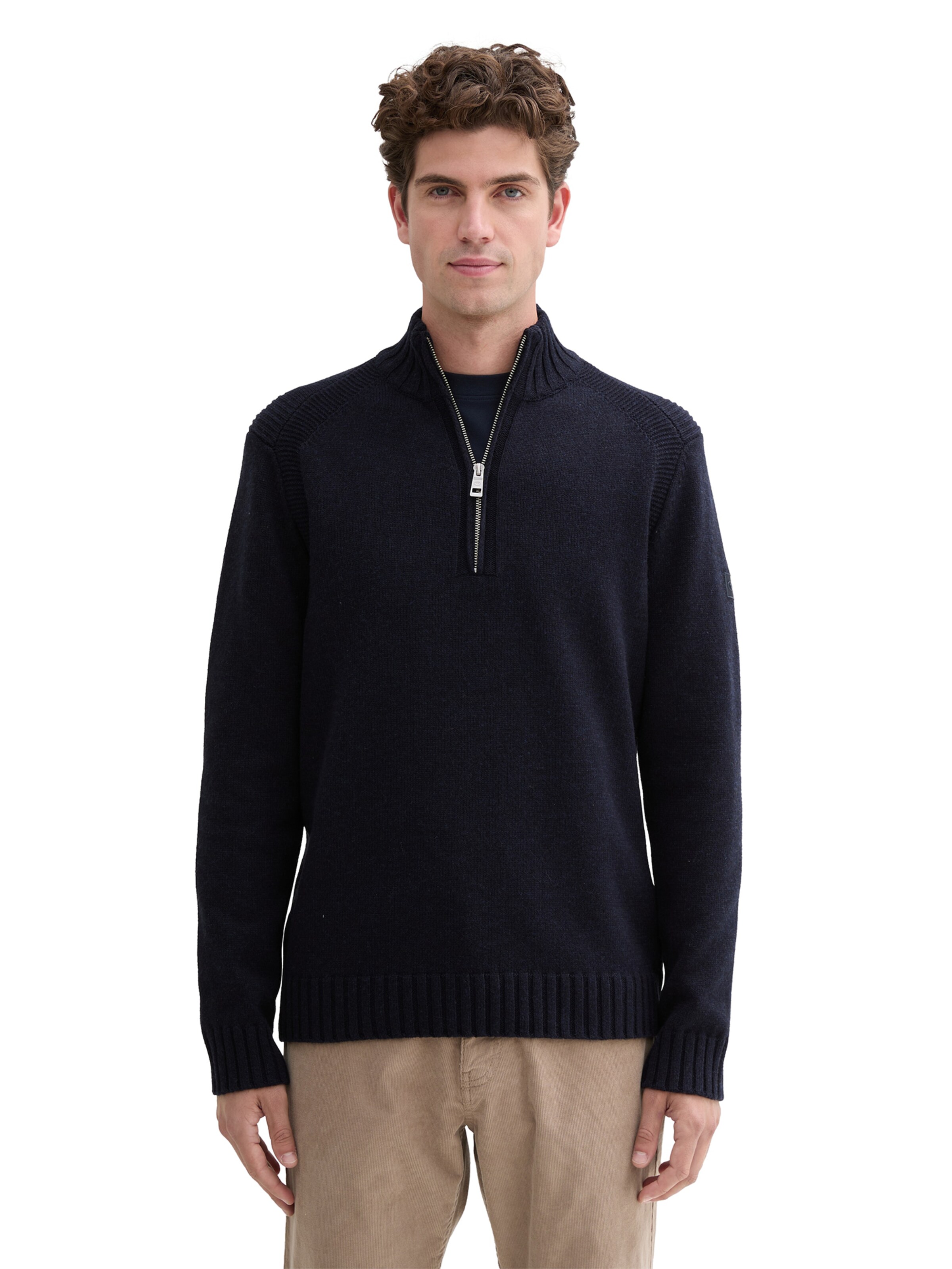 TOM TAILOR Trui in Blauw: voorkant