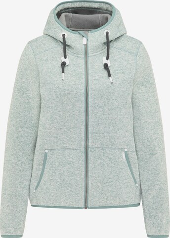 ICEBOUND Fleece jas in Groen: voorkant