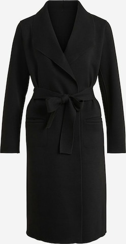 VILA Between-Seasons Coat in Black: front