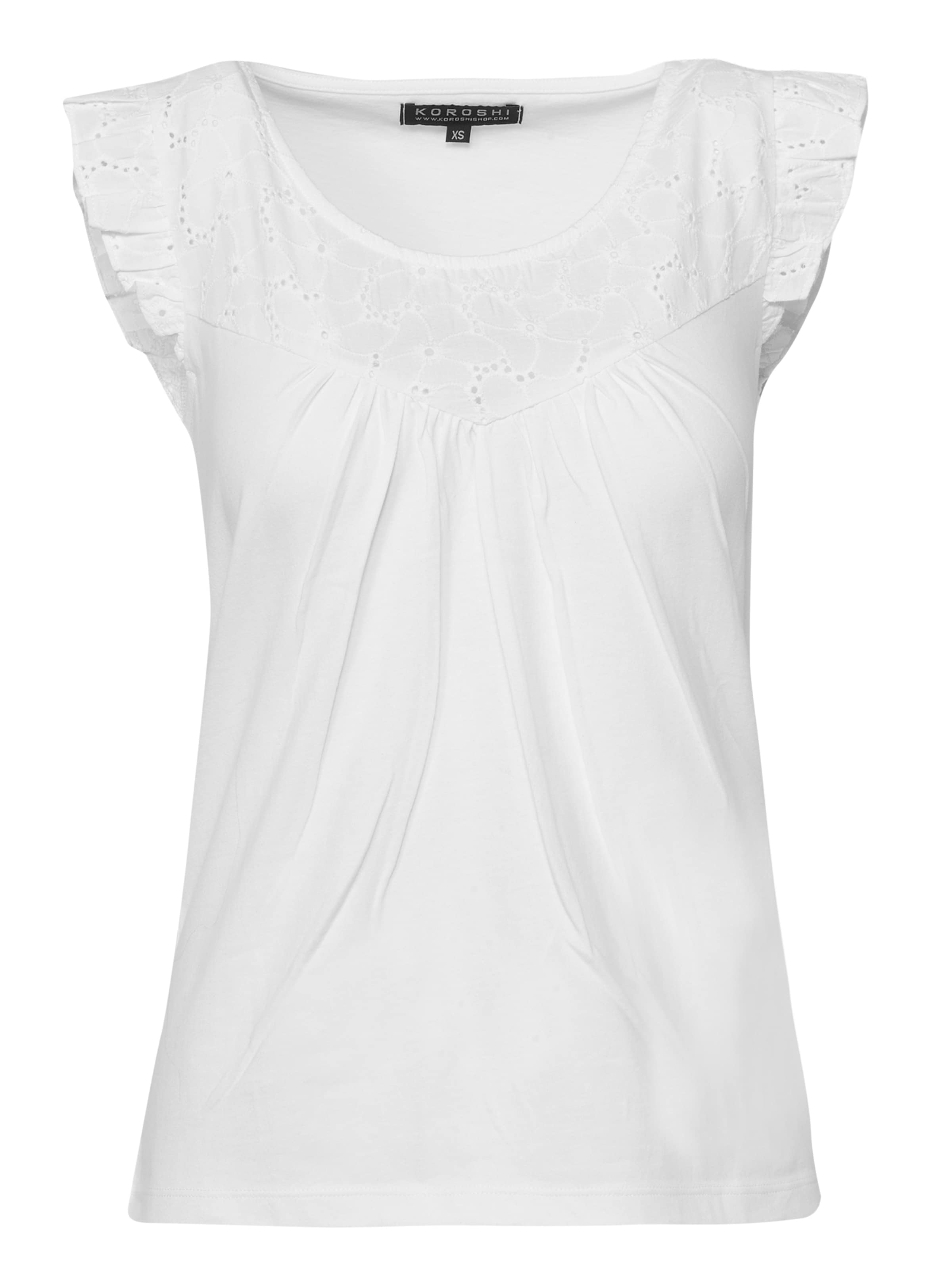 KOROSHI Koszulka w kolorze biały: przód