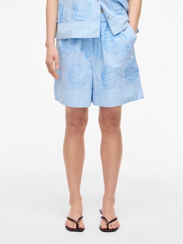 ROUGE EDIT Regular Broek in Blauw: voorkant