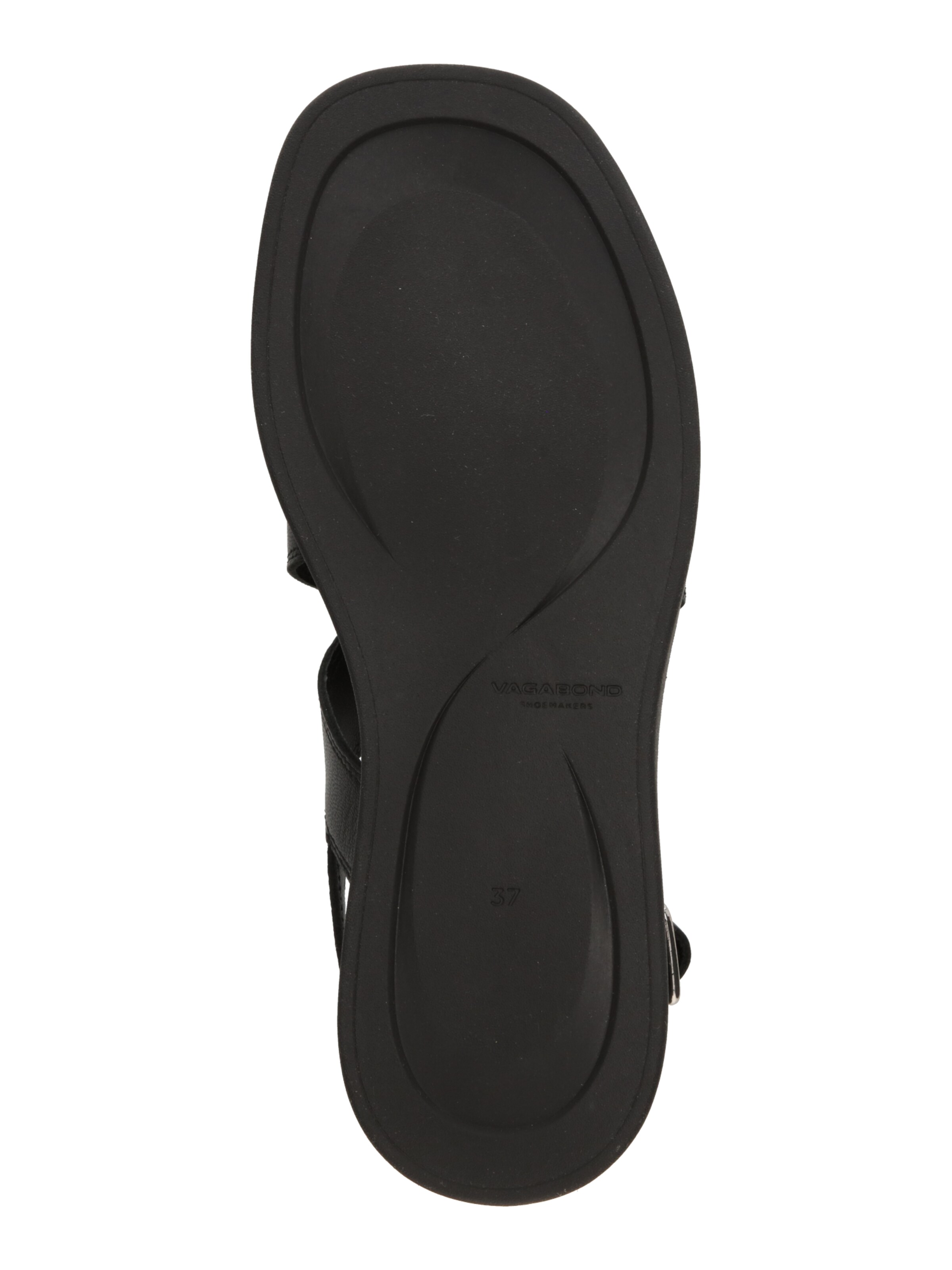 VAGABOND SHOEMAKERS Páskové sandály 'CONNIE' – černá