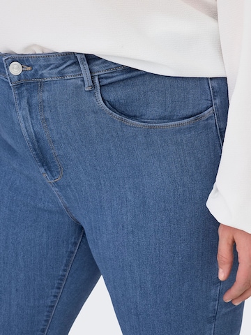 ONLY Carmakoma Skinny Jeans 'CARStorm' i blå