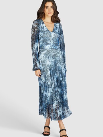 MARC AUREL Shirt Dress in Blue: front